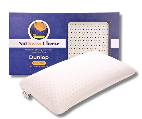 Dunlop Latex Foam Pillow Medium Firm Not Swiss Cheese