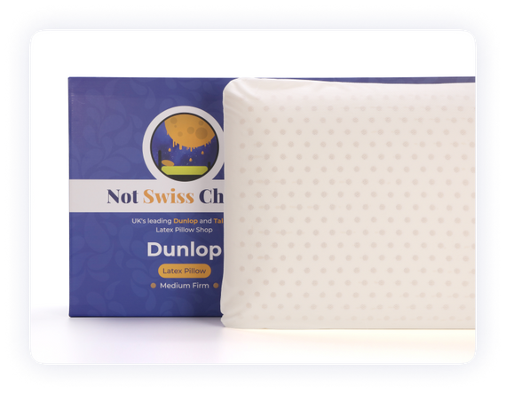 Dunlop Medium Firm Queen Size Latex Foam Pillow Not Swiss Cheese